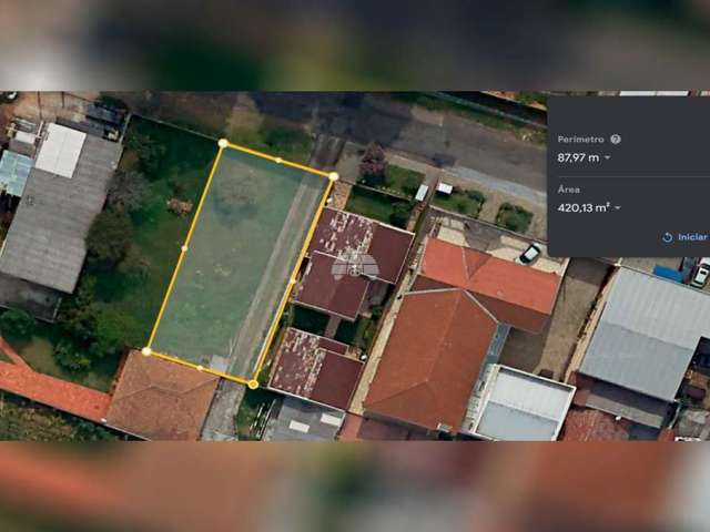 Terreno à venda na Rua Jovino Dissenha, 36, Colônia Rio Grande, São José dos Pinhais, 420 m2 por R$ 320.000