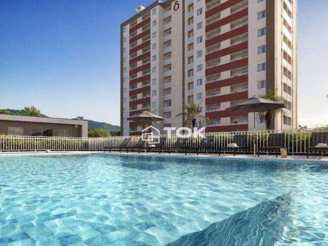 Baia Azul Beach Club, Apartamento com 2 dormitórios à venda, 63 m² - Centro - Penha/SC