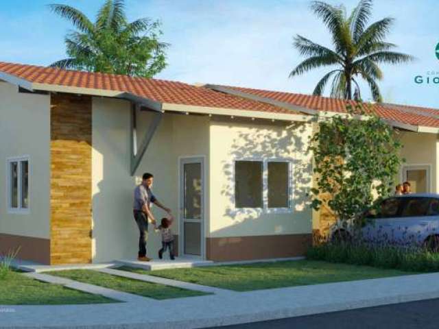 Vende-se Casas no Condomínio Giovana - 02 Quartos sendo 01 semi suíte - Área de serviço - Cozinha i
