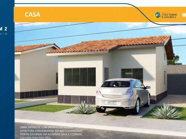 Vende-se Casas em São José de Ribamar - Condomínio St. Estevam - 02 Quartos sendo 01 Semi-suíte - C