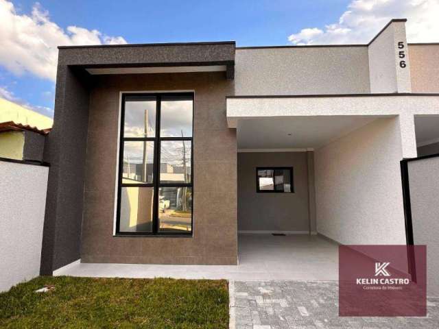 Casa com 3 dormitórios à venda, 101 m² por R$ 619.000,00 - Cruzeiro - São José dos Pinhais/PR