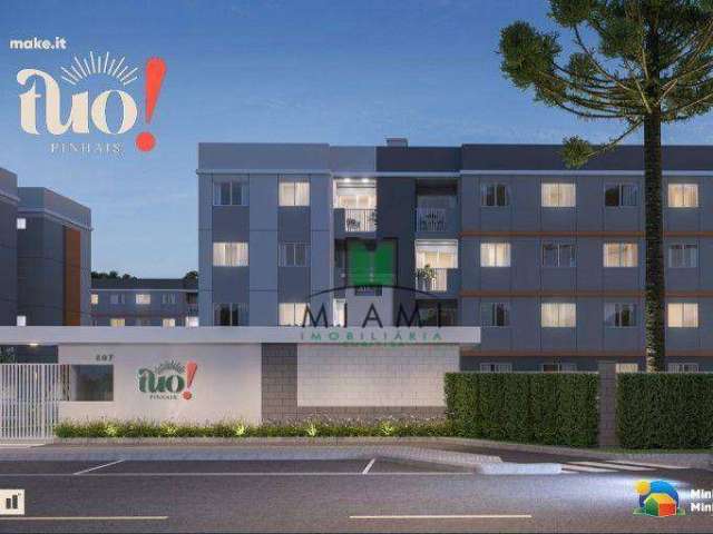 Apartamento com 2 dormitórios à venda, 44 m² por R$ 249.900,00 - Vargem Grande - Pinhais/PR