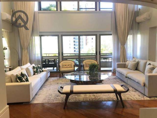 Apartamento Duplex com 4 suítes à venda, 670 m² por R$ 5.300.000 - Cambuí - Campinas/SP