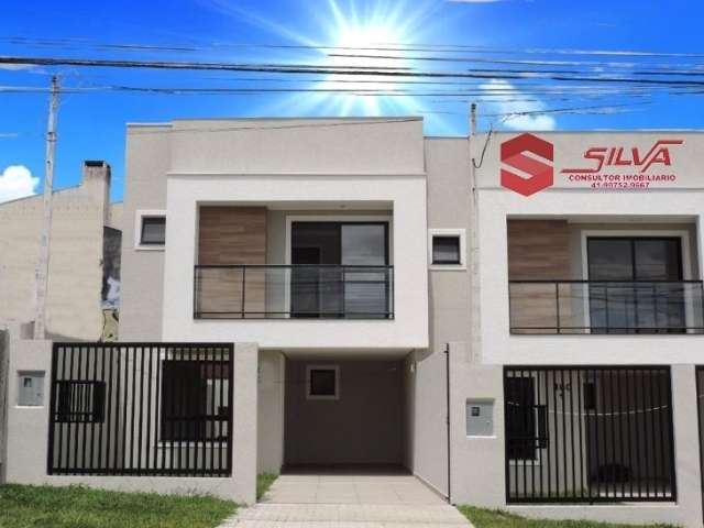Sobrado Duplex  c/ 105m² - 03 Quartos sendo 01 Suíte e Sacada - c/ Quintal  Grande - 02 Garagens - Pinheirinho -   Curitiba