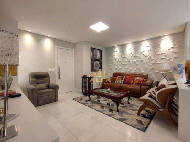 Flat com 3 dormitórios à venda, 130 m² por R$ 850.000,00 - Pitangueiras - Guarujá/SP