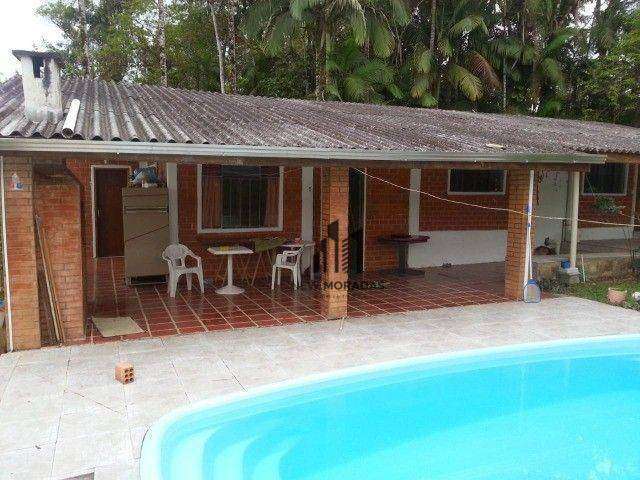 Chácara com casa, 4 dormitórios à venda, 1500 m² por R$ 308.000 - Zona Rural - Antonina/PR