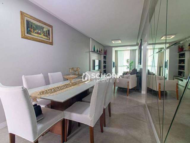 Apartamento com 2 dormitórios para alugar, 107 m² por R$ 2.777,39/mês - Fortaleza - Blumenau/SC