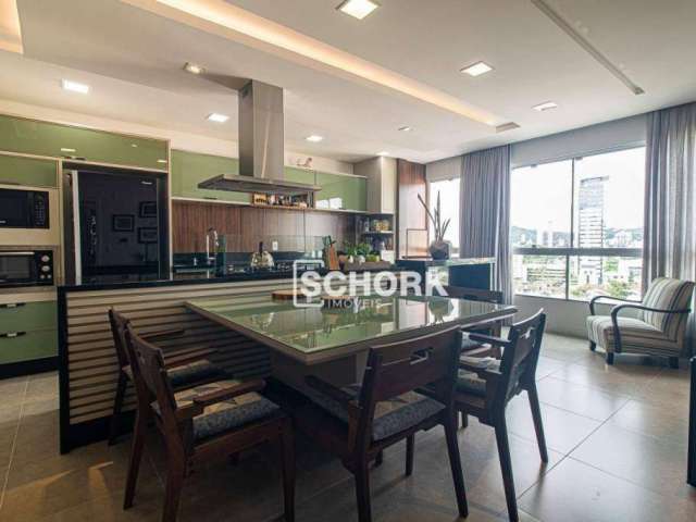 Apartamento com 3 dormitórios à venda, 136 m² por R$ 1.280.000 - Velha - Blumenau/SC - Residencial Marechal Tower