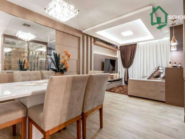 Apartamento com 3 dormitórios à venda, 110 m² por R$ 900.000 - Fortaleza - Blumenau/SC - Residencial Fusion