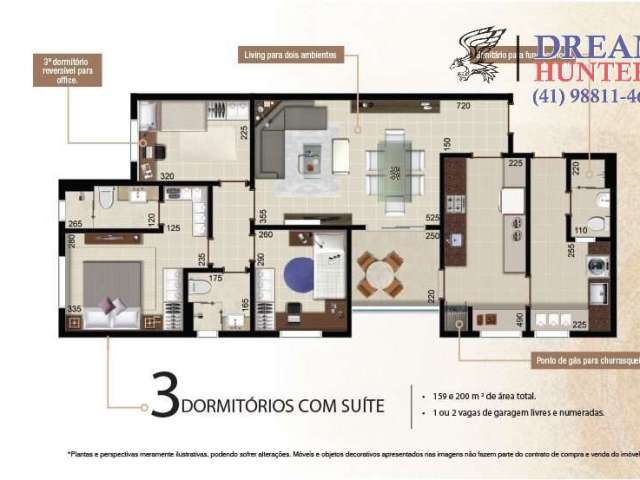 Apartamento com 3 quartos à venda na Avenida João Gualberto, 575, Alto da Glória, Curitiba por R$ 868.000