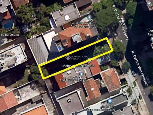 Terreno comercial para alugar na Rua Carlos Von Koseritz, 703, São João, Porto Alegre, 390 m2 por R$ 1.600