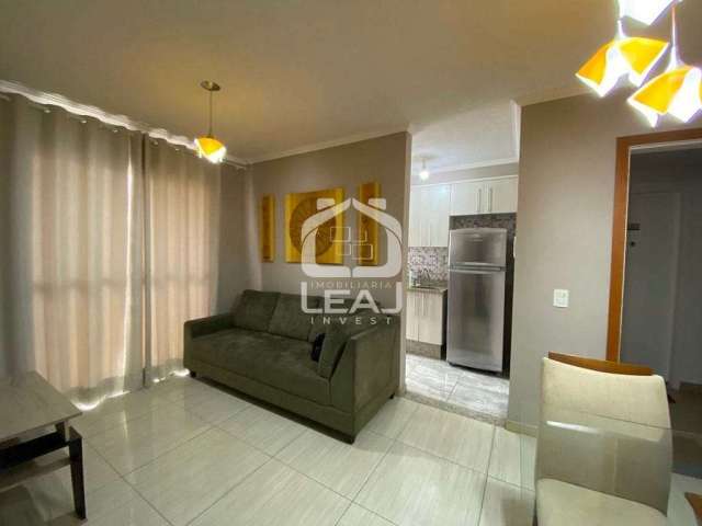 Apartamento para locação, SEMI MOBILIADO, 47m², 2 dormitórios, 1 vaga de garagem - R$ 2.755,28 (Pac