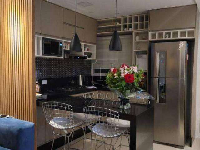 Apartamento com 2 dormitórios à venda, 65 m² por R$ 390.000,00 - Vila Alzira - Santo André/SP