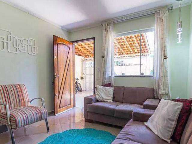 Sobrado com 3 dormitórios à venda, 74 m² por R$ 630.000,00 - Campestre - Santo André/SP
