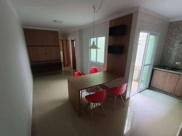 Apartamento com 2 dormitórios, 60 m² - venda por R$ 339.000,00 ou aluguel por R$ 2.515,00/mês - Vila Tibiriçá - Santo André/SP