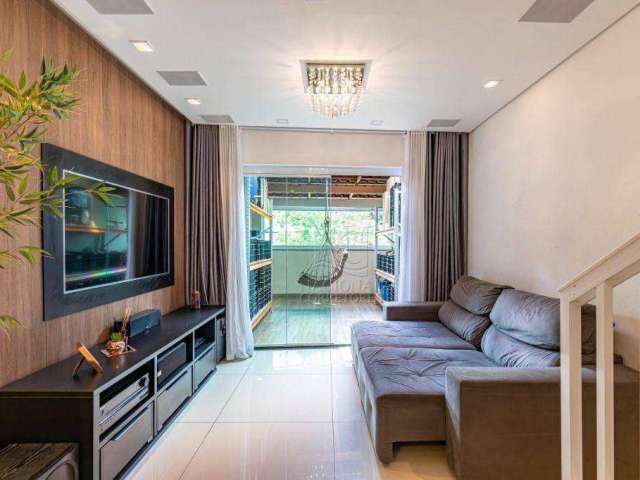 Sobrado com 3 dormitórios, 100 m² - venda por R$ 650.000,00 ou aluguel por R$ 3.550,00/mês - Vila Camilópolis - Santo André/SP