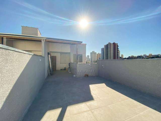 Cobertura com 2 dormitórios à venda, 110 m² por R$ 520.000,00 - Bangu - Santo André/SP