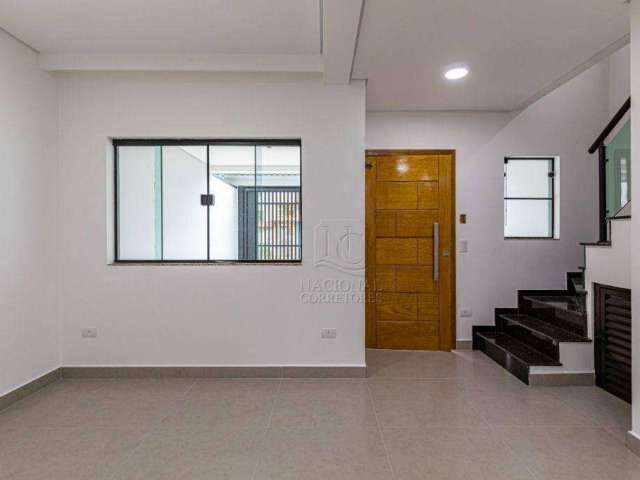 Sobrado com 3 dormitórios à venda, 154 m² por R$ 755.000,00 - Parque Jaçatuba - Santo André/SP