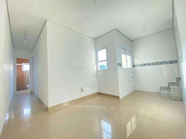 Cobertura com 2 dormitórios à venda, 80 m² por R$ 350.000,00 - Parque Erasmo Assunção - Santo André/SP