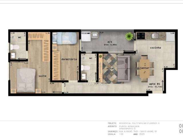 Cobertura à venda, 100 m² por R$ 535.000,00 - Vila Curuçá - Santo André/SP