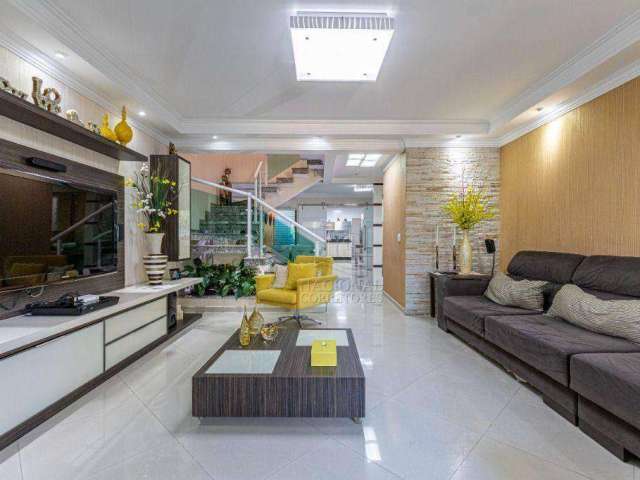 Sobrado com 3 dormitórios à venda, 298 m² por R$ 1.780.000,00 - Vila Assunção - Santo André/SP