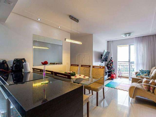 Apartamento à venda, 68 m² por R$ 590.000,00 - Vila Curuçá - Santo André/SP