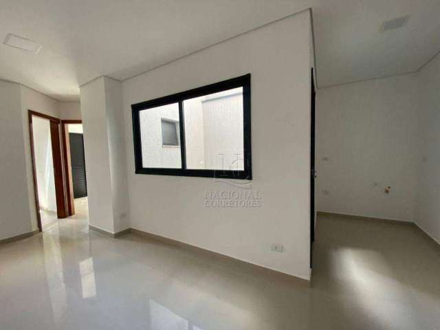 Apartamento com 2 dormitórios à venda, 52 m² por R$ 325.000,00 - Jardim Utinga - Santo André/SP
