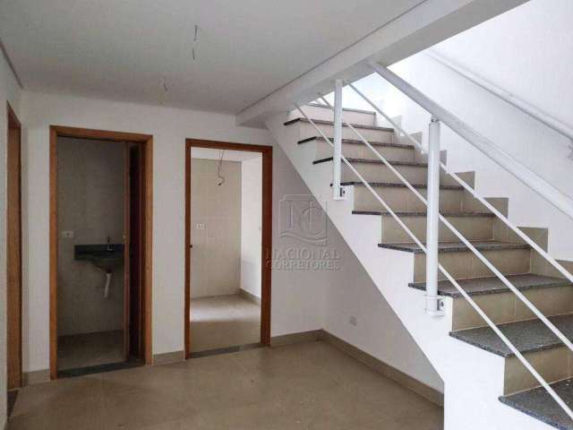 Cobertura com 2 dormitórios, 95 m² - venda por R$ 480.000,00 ou aluguel por R$ 2.567,00/mês - Vila Alto de Santo André - Santo André/SP