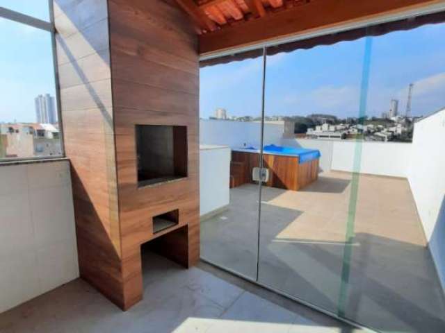 Cobertura com 3 quartos à venda na Rua Atibaia, --, Vila Valparaíso, Santo André por R$ 800.000