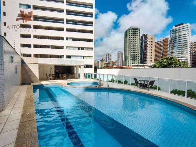 Apartamento com 2 dormitórios à venda, 86 m² por R$ 765.000,00 - Meireles - Fortaleza/CE