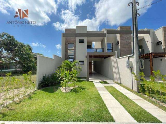Casa com 4 dormitórios à venda por R$ 506.000,00 - Porto das Dunas - Aquiraz/CE