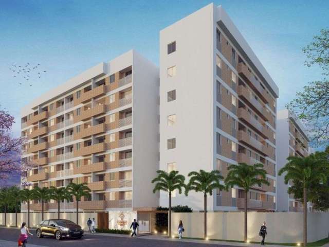 Apartamento com 2 dormitórios à venda, 57 m² por R$ 327.861,04 - Jardim Cidade Universitária - João Pessoa/PB