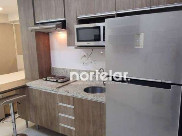 Apartamento com 1 dormitório para alugar, 36 m² por R$ 3.682,00/mês - Parque Santa Cecília - São Paulo/SP