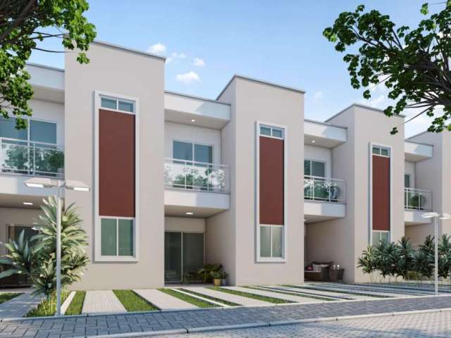 Casa com 3 dormitórios à venda, 97 m² por R$ 404.386,98 - Lt Dos Bandeirantes - Aquiraz/CE