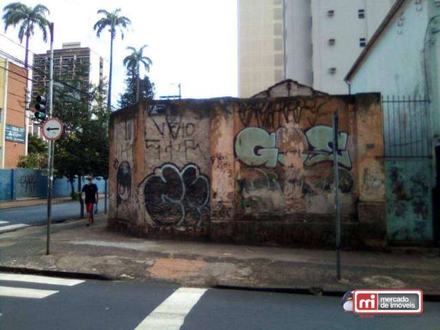 Terreno à venda, 190 m², Centro - Ribeirão Preto/SP