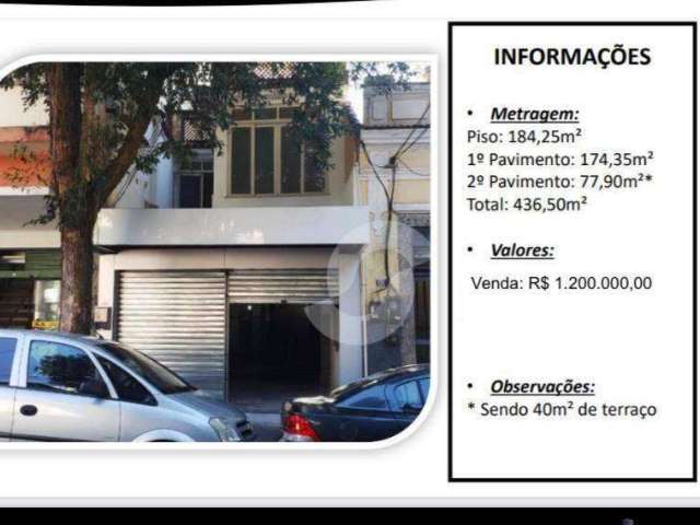 Loja, 436 m² - venda por R$ 1.200.000,00 ou aluguel por R$ 6.336,93/mês - Centro - Niterói/RJ