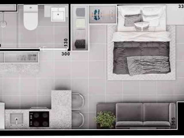 Apartamento com 1 quarto à venda na Rua Eduardo Carlos Pereira, 4000, Portão, Curitiba, 29 m2 por R$ 312.000