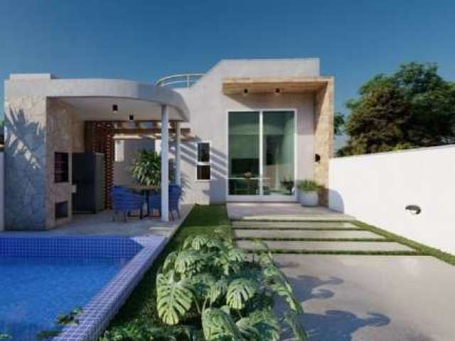 Casa com 2 dormitórios à venda, 80 m² por R$ 295.000,00 - Carapibus - Conde/PB