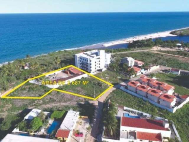 Terreno à venda, 2687 m² por R$ 1.350.000,00 - Tambaba - Pitimbú/PB