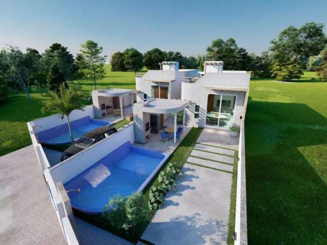 Casa com 2 dormitórios à venda, 68 m² por R$ 215.000,00 - Cidade Balneária Novo Mundo I - Conde/PB