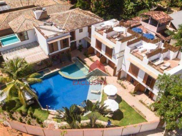 Pousada com 14 dormitórios à venda, 700 m² por R$ 6.802.000,00 - Praia da Concha - Itacaré/BA