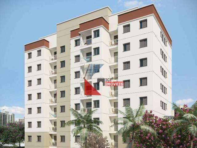 Apartamento com 2 dormitórios à venda, 50 m² por R$ 240.000,00 - Jardim Paulistano - Americana/SP