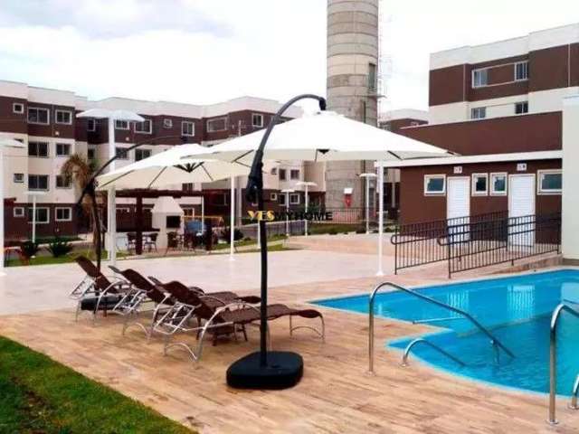 More em Condomínio Clube em Campo Largo - 2 quartos com piscina. - AP5887