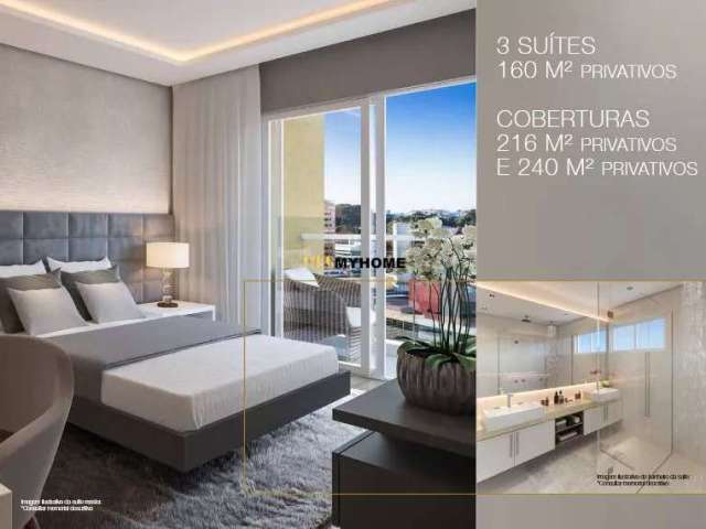 Cobertura à venda, 216 m² por R$ 2.580.000,00 - Cabral - Curitiba/PR - CO0678