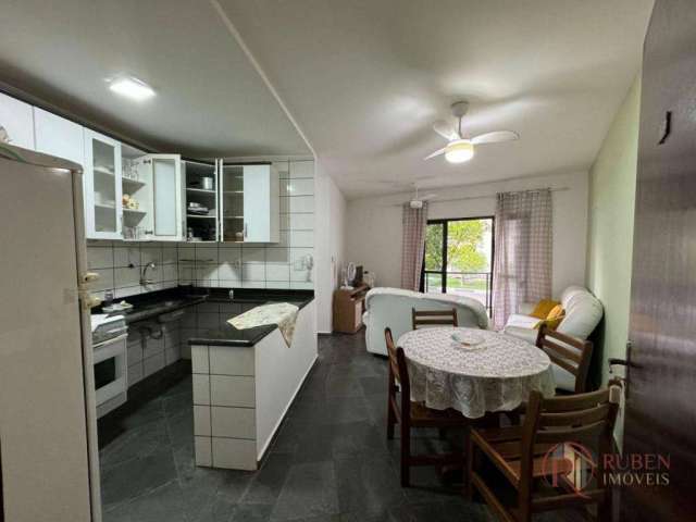 Apartamento com 2 dormitórios para alugar, 84 m² por R$ 3.000,00/mês - Parque Estoril - Bertioga/SP