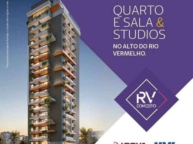 Lançamento Quarto e Sala e Studios  RV- Conceito -Rio Vermelho