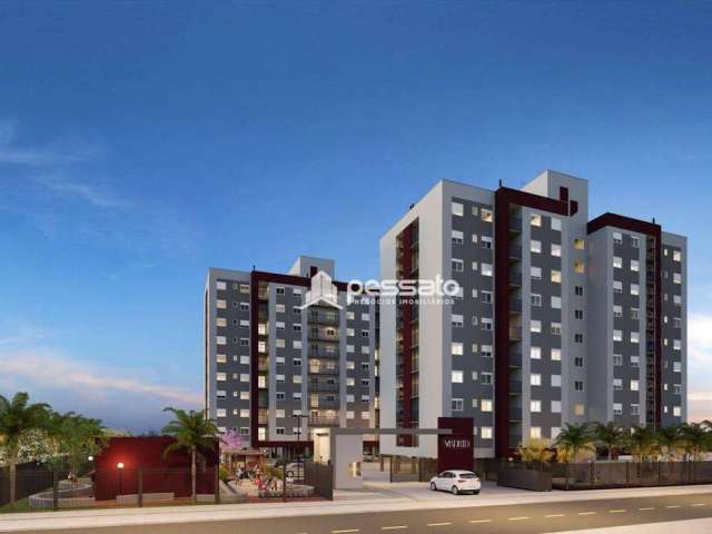 Apartamento com 1 dormitório à venda, 44 m² por R$ 204.458,64 - Oriço - Gravataí/RS