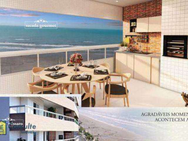 Apartamento com 3 dormitórios à venda, 107 m² por R$ 966.140,15 - Jardim Imperador - Praia Grande/SP