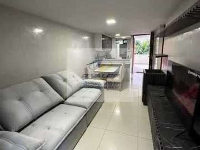 Alugo Apartamento, Mobiliado, com 74 m², 2 quartos s/ 1 suíte, sala p/ 2 ambientes e 2 vagas