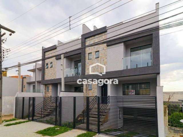 Sobrado com 3 dormitórios à venda, 135 m² por R$ 850.000,00 - Sítio Cercado - Curitiba/PR